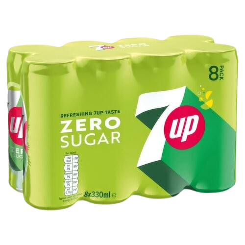 7UP Supplier Europe 3 7UP Zero Sugar wholesale bottle reference for B2B product identification