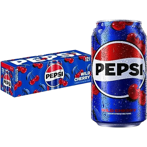 Pepsi MAX Cherry can for European wholesale identification