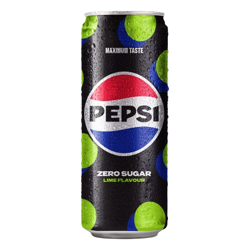 Pepsi MAX Lime can for European wholesale identification